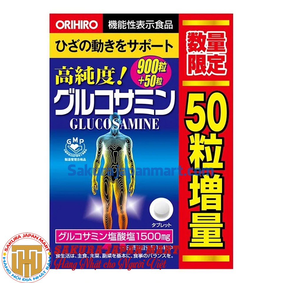 Viên uổng bố xương khớp Orihiro Glucosamine 950 viên